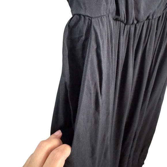 Torrid Plus Size Black Spaghetti Strap Midi Dress - Picture 6 of 9